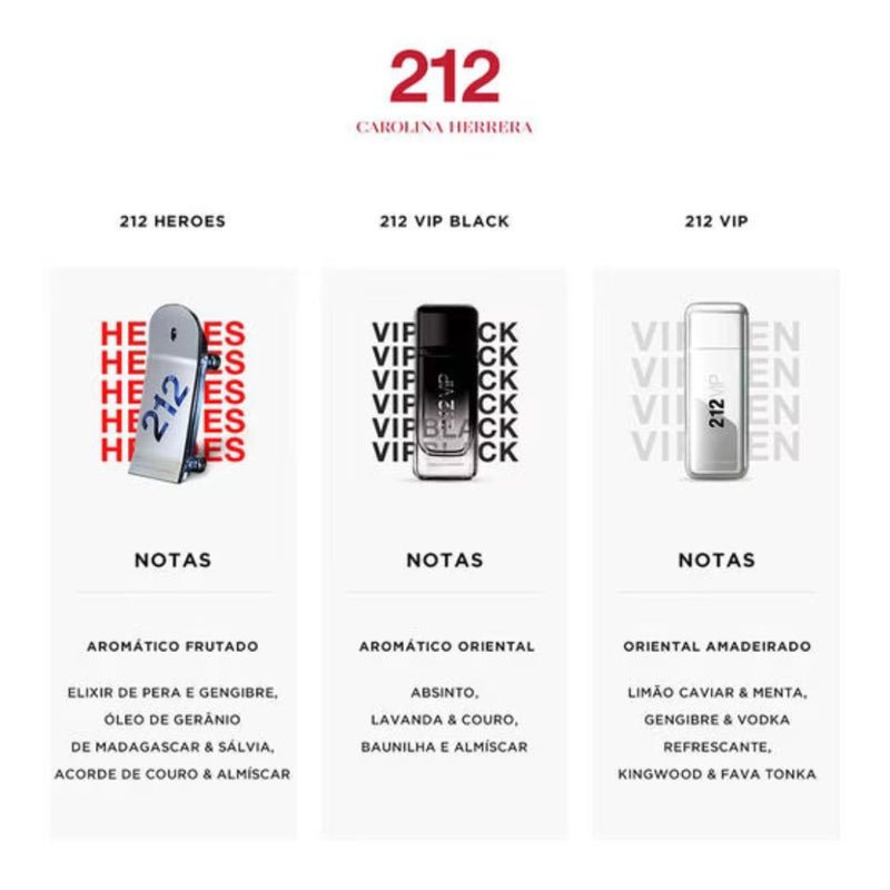 212 VIP MAN (Perfume Masculino) - EDP 100ml - Outlet do Perfume