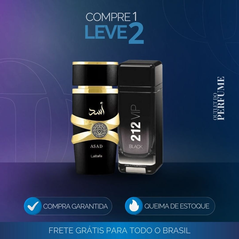 Perfume Árabe Masculino (100ml) + BRINDE PERFUME VIP BLACK [QUEIMA DE ESTOQUE]